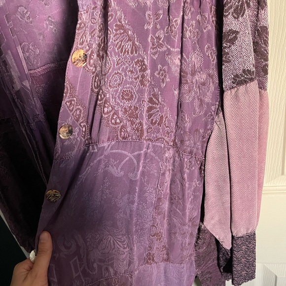 Citron Purple Patchwork Tunic - Picture 2 of 3